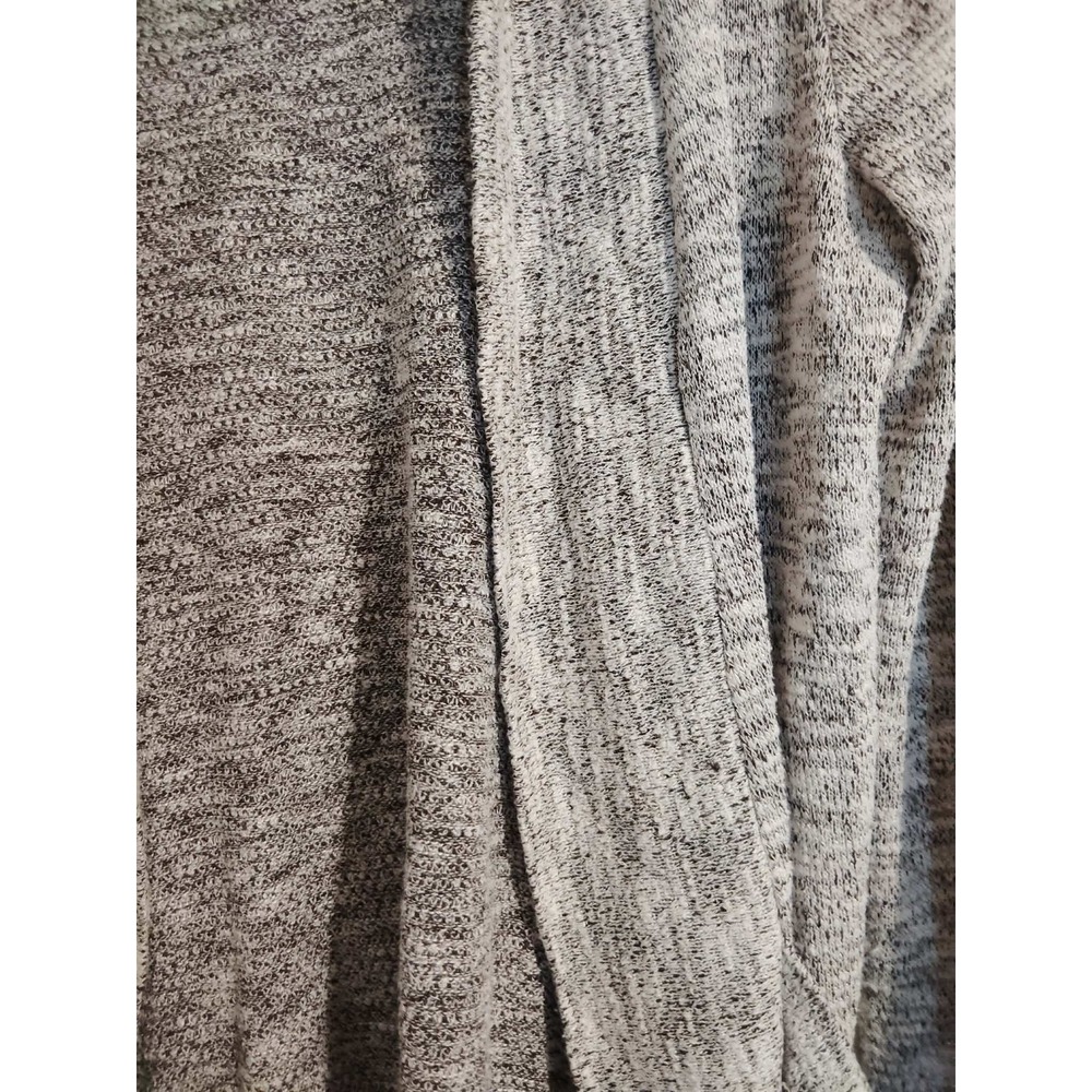 Aeropostale Women's Gray Space Dye Open Front Cardigan Pockets Size Medium - Picture 3 of 4